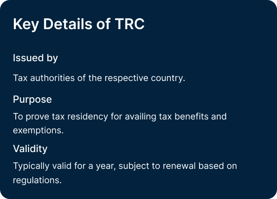 Tax Residency Certificate (TRC) Services at WELTIN – Welcome to WELTIN